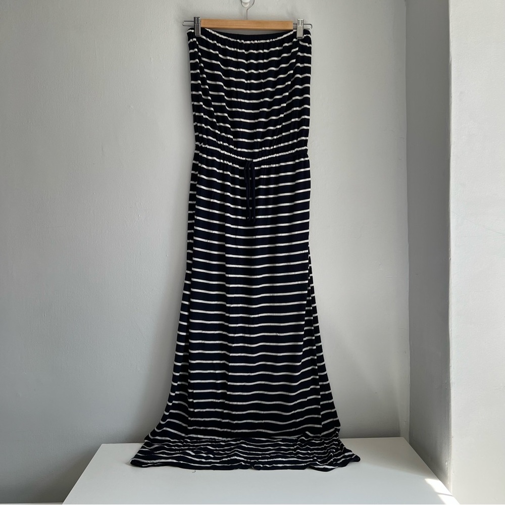 J Crew Summer Beach Long Strapless Dress